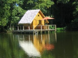 photo cabane étang neuf