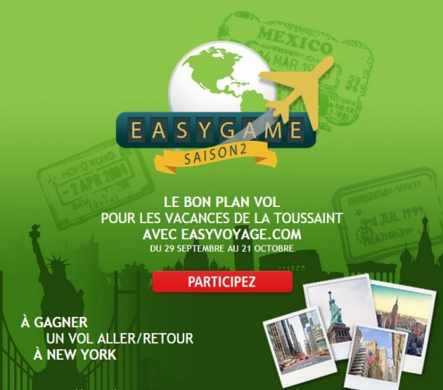 Jouez et gagnez un aller-retour pour NewYork avec EasyVoyage.com